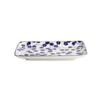 Shin Karakusa Sushi Plate | Blue & White | 20cm