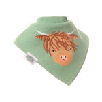 Baby's Highland Cow Bandana Bib