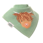 Baby's Highland Cow Bandana Bib