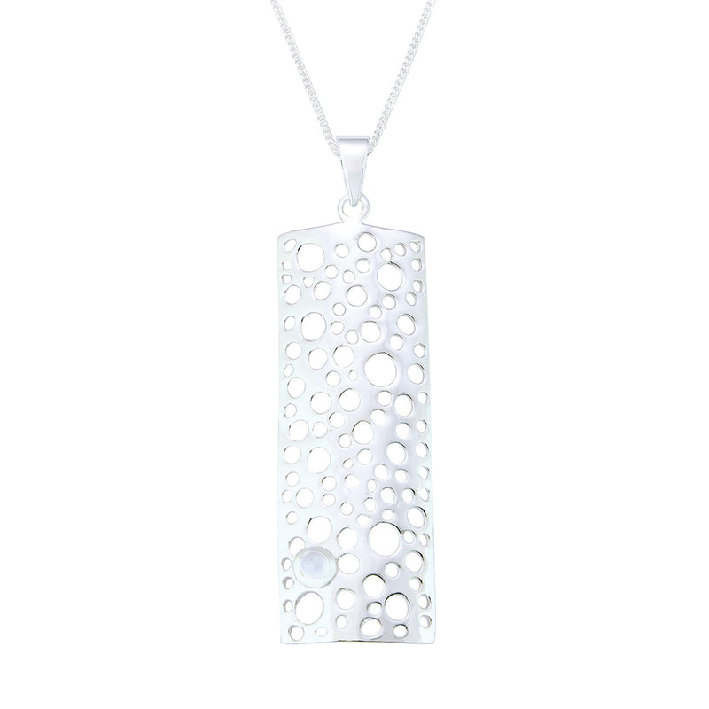 Hali Moonstone Pendant Necklace | Sterling Silver