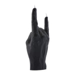 You Rock Hand Gesture Candle | Black