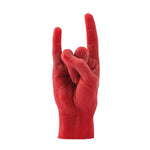 You Rock Hand Gesture Candle | Red