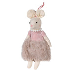 Matilda the Mouse Hanging Christmas Tree Decoration | Pink