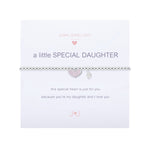 Children's A Little 'Special Daughter' Bracelet | Silver Plated