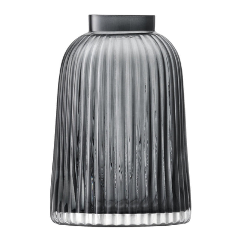 Pleat Vase | Grey | 20cm