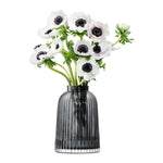 Pleat Vase | Grey | 20cm