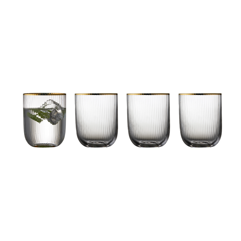 Palermo Gold Tumblers | 35cl | Set of 4