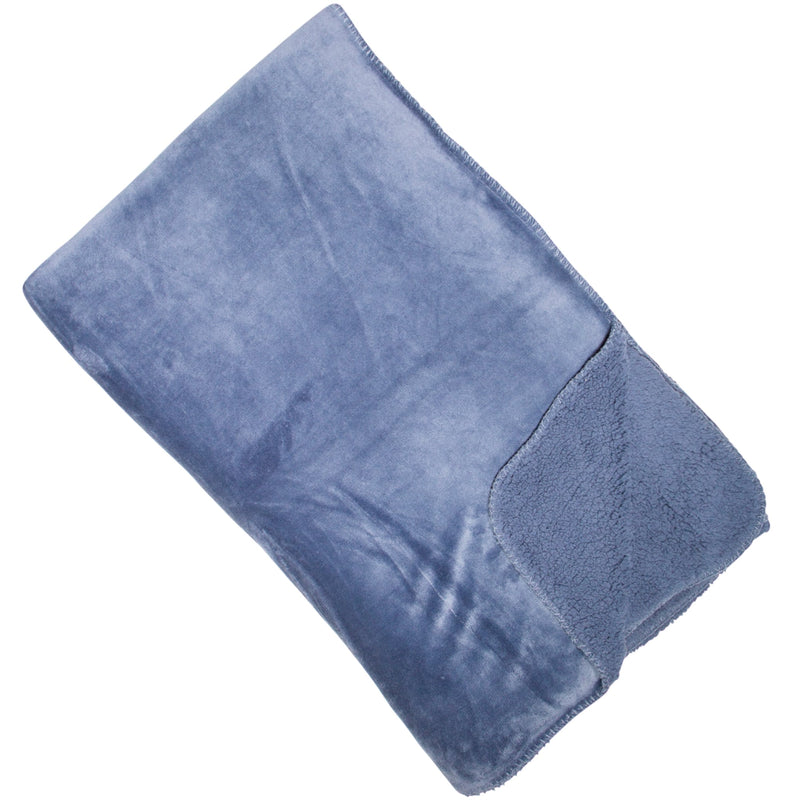 Luxury Fleece Throw | Blue | 150x200cm