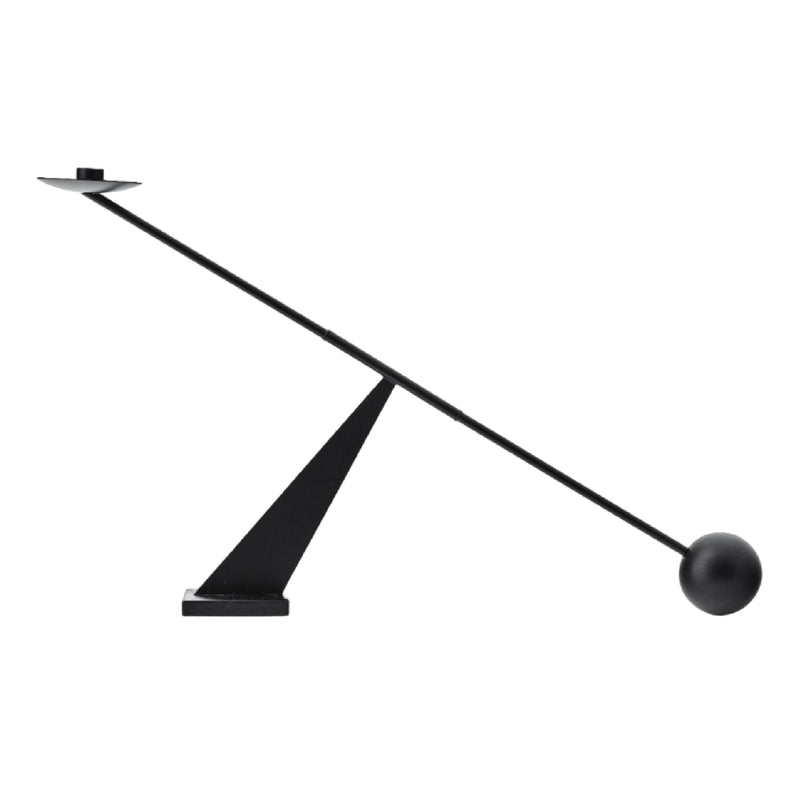 Interconnect Candle Holder | Black Steel | 70cm