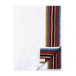 Signature Stripe Towel Set | White